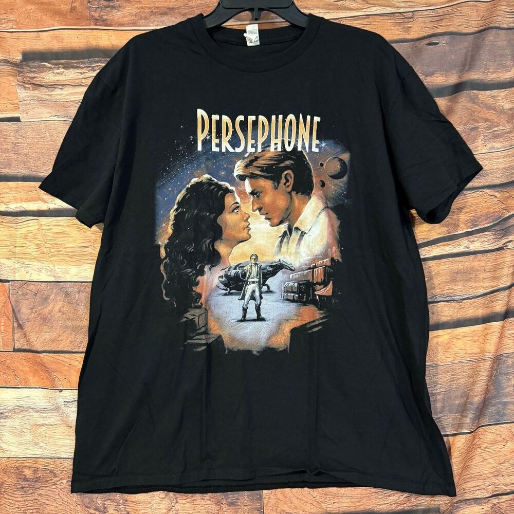 Firefly Serenity Persephone T-Shirt Men's XL Star Wars Poster Parody Sci-Fi Fan